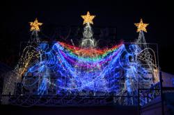 Free Music and Light Show at Oyster Landing, Austin Texas